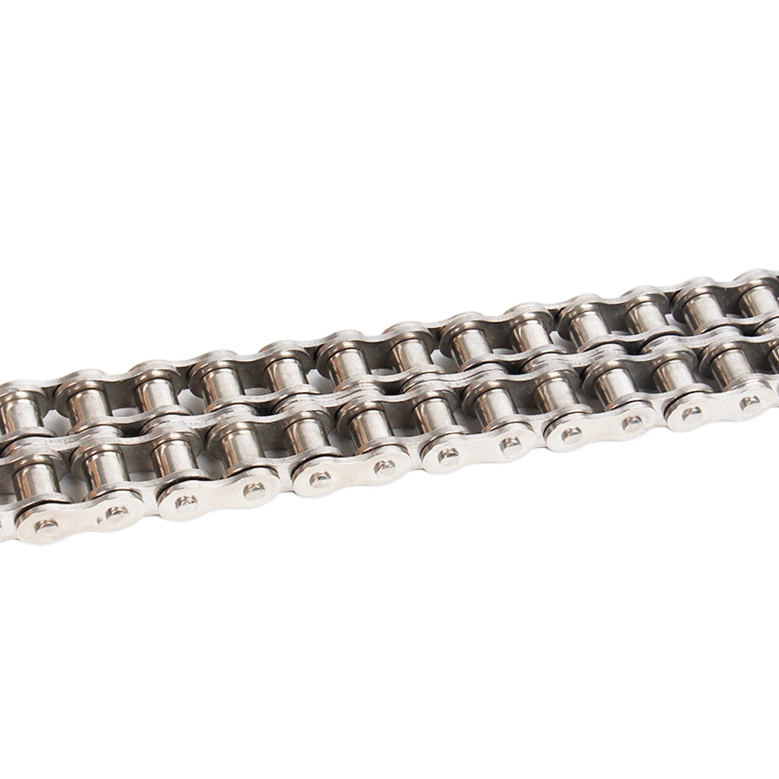 304 Stainless Steel Duplex Double Strand Roller Chain 06B -24A 1.524M Length