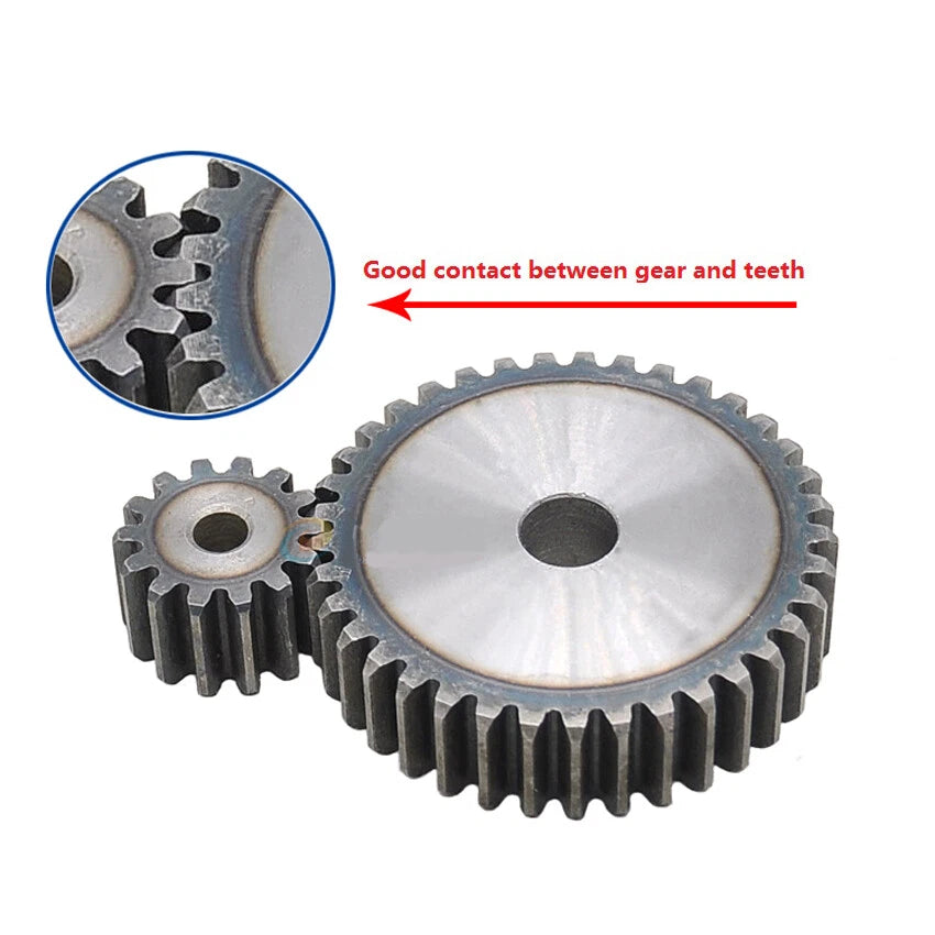 5 Modulus 12T-35T Spur Gears pitch 15.7mm 45# Steel Pinion Motor Gear Thick 50mm