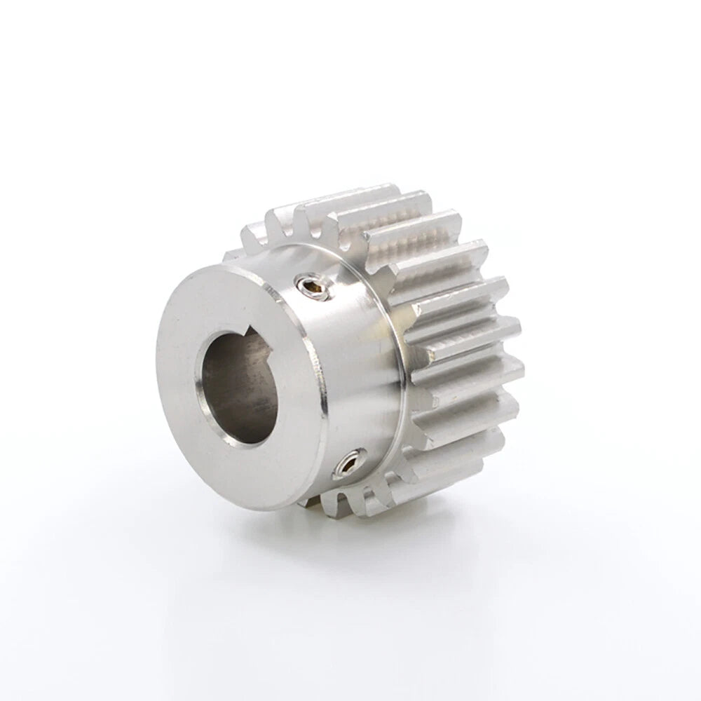 2 Module 12~30 Teeth, 8mm-25mm Bore Stainless Spur Gear, Drive Gearbox With Hub