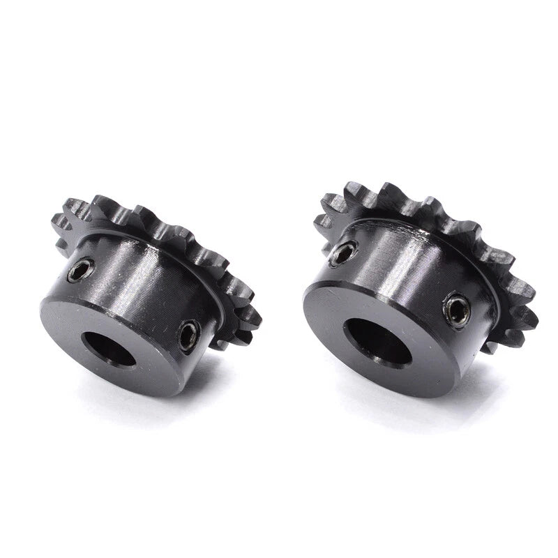 Roller Chain Sprocket 1/4" Transmission Sprockets 24~30 Teeth 45# Steel Blacken