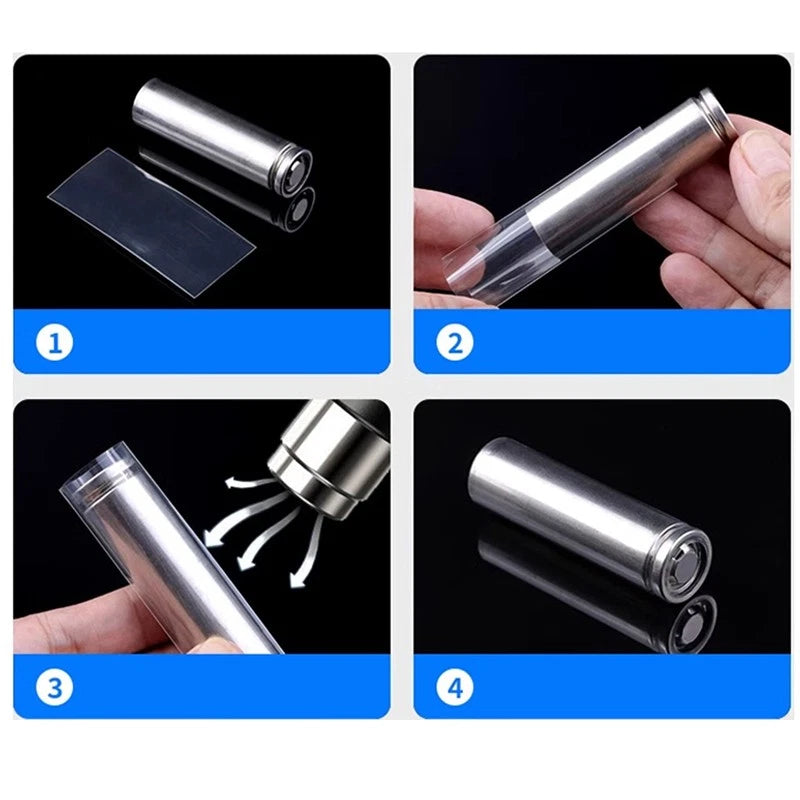 PVC Heat Shrink Tubing — Clear Wrap Sleeve for Battery & Wire Insulation (7mm–400mm)
