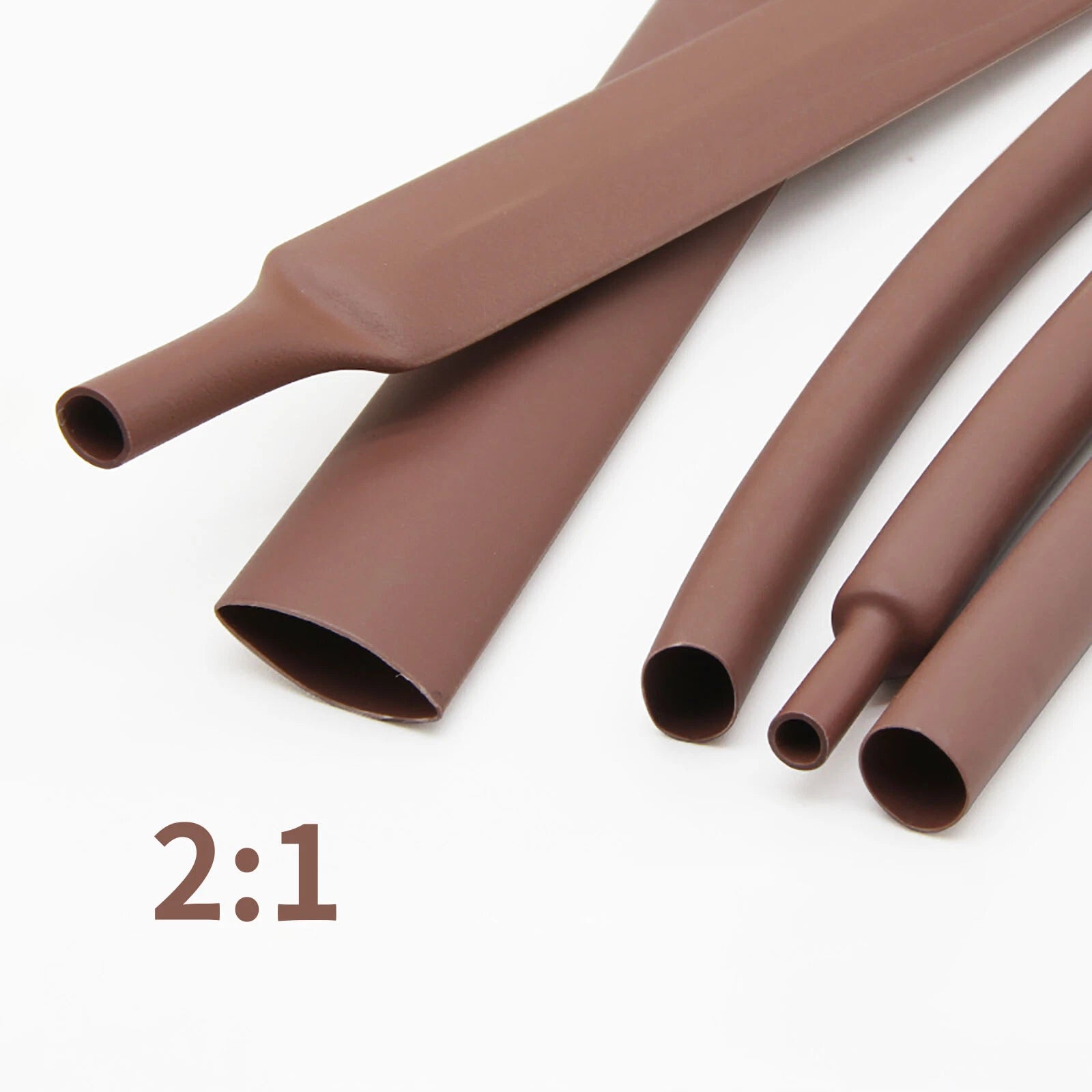 2:1 Heat Shrink Tubing – Electrical Wire Insulation Sleeve, 5 Colors