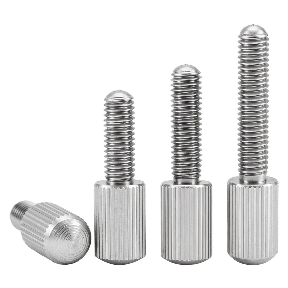A2 Stainless Steel Knurled Thumb Screws – Small Head, Hand Tighten Fasteners (M2 to M8) - HomeDIYer