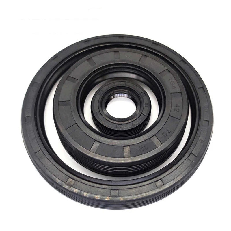 TC Oil Seal NBR Double Lip Rotary Shaft Seal 5mm Thick — ID 8–40mm OD 17–70mm