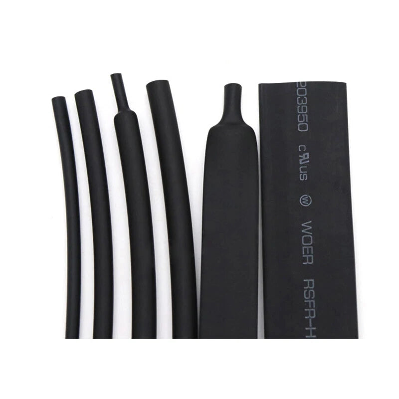 3:1 Heat Shrink Tubing Without Adhesive — Φ1.5mm to Φ6mm, 6 Colors