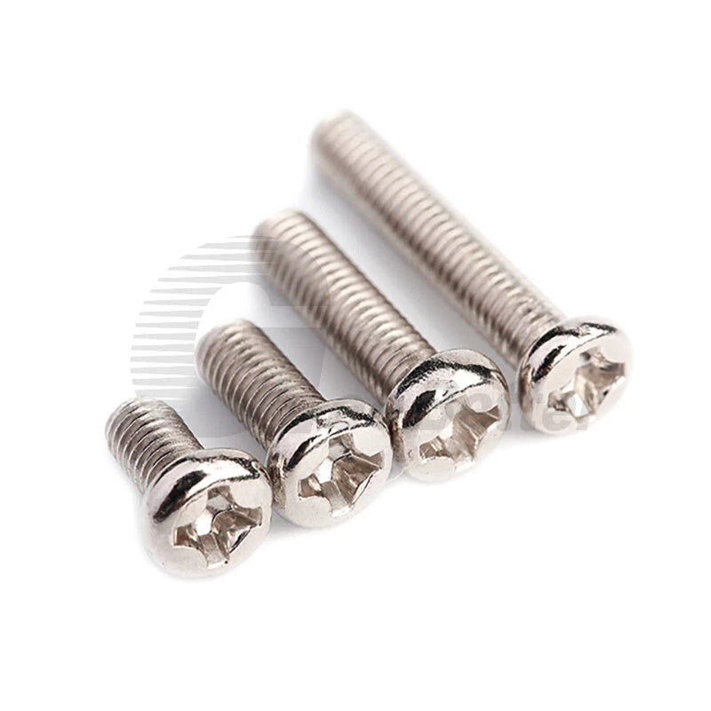 Nickel Plated Phillips Pan Head Machine Screws M2 M2.5 — 3mm to 16mm