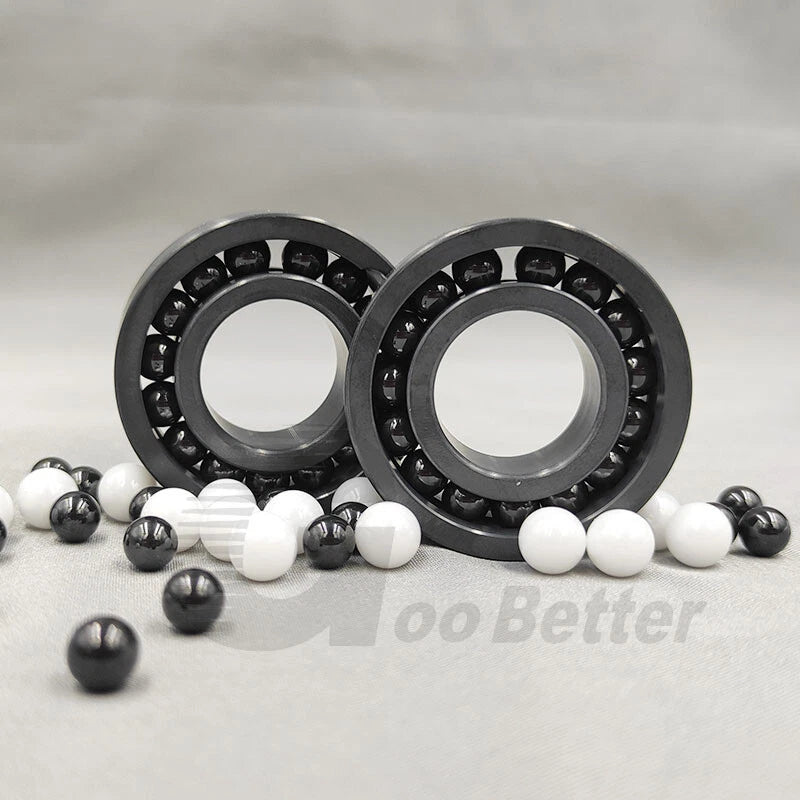Si3N4 Silicon Nitride Roller Bearing Full Ball Ceramic Bearings Bore 6mm-50mm