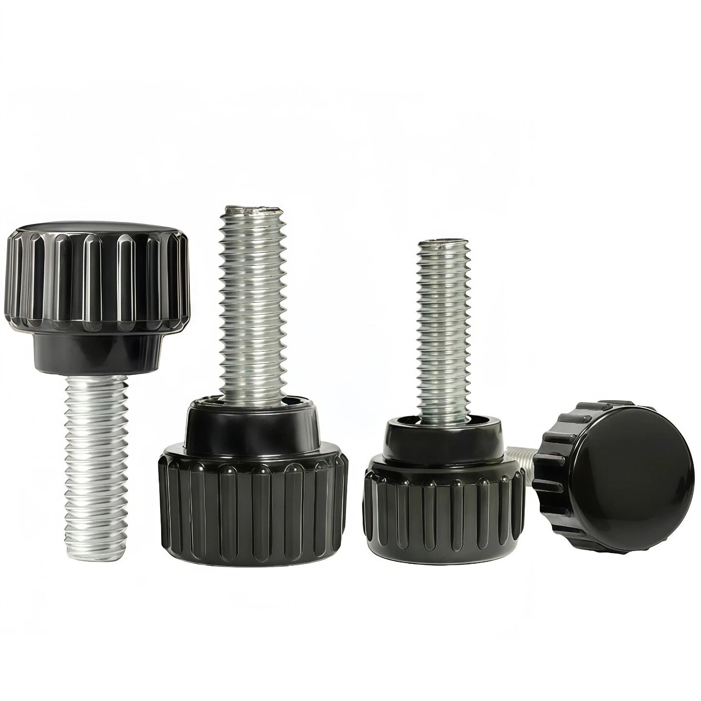 M3-M8 A2/304 Stainless Steel Plastic Knob Thumb Screws Hand Twist DIY Machinery