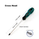 Shank L38-300mm Premium Magnetic Screwdriver Set Cross-Head Flat Heads Precision
