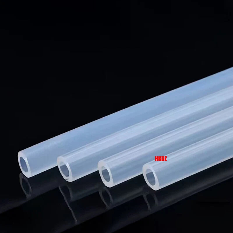 Clear Silicone Tubing Food Grade – Flexible Rubber Hose for Water Pump & DIY Plumbing (OD 10–44mm)