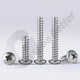 Pan Head Sheet Metal Screws Metric M1~M6 A2 Stainless Steel Sheet Metal Screws