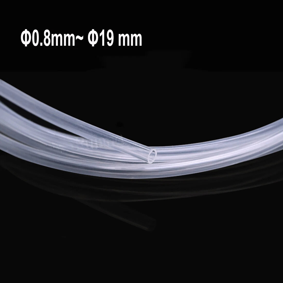 Clear Food Grade Silicone Tubing for Peristaltic Pump — ID 0.8–19mm