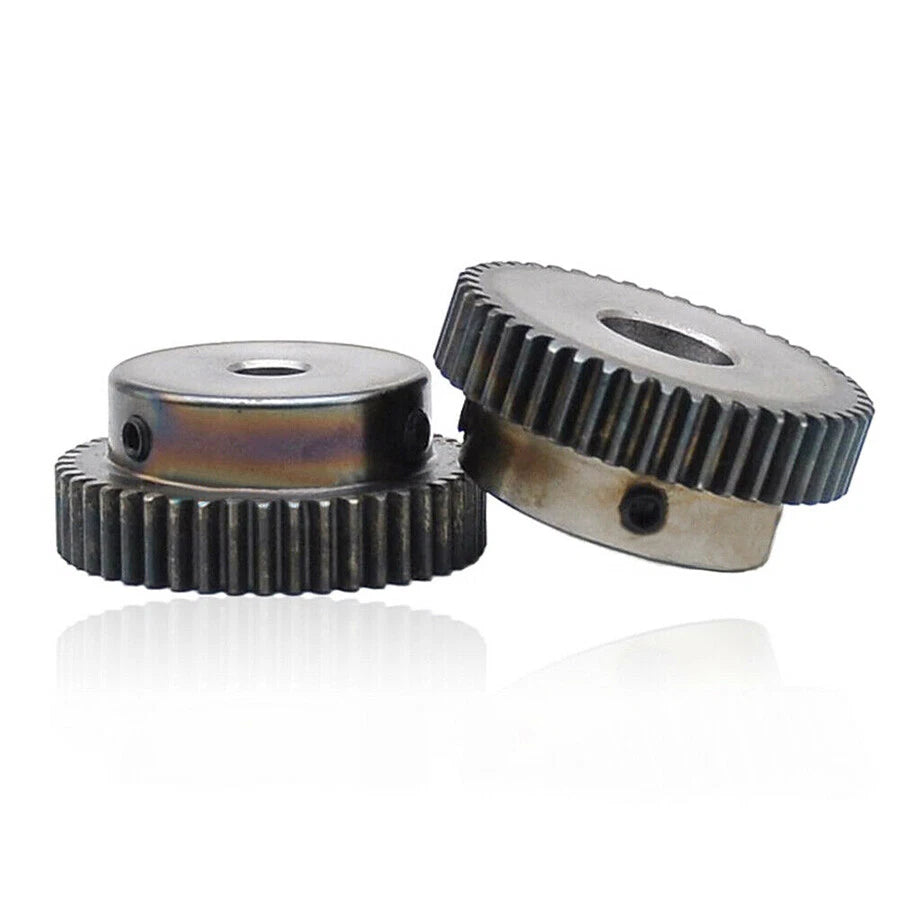1 Mod 45# Steel Spur Gear 10T-50T Bore 4mm-25mm Pinion Gear with Step Motor Gear