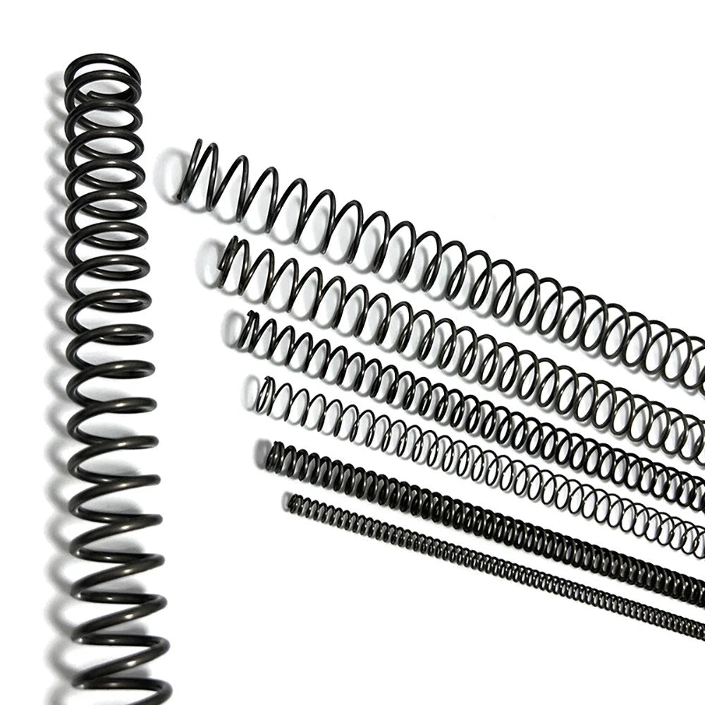 Compression Spring Black 0.3-6mm Wire Diameter Small Springs Steel 305mm Length