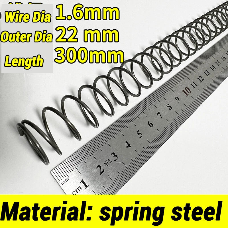 Compression Spring Various Size 2-60mm Diameter & 300mm Length Pressure Small