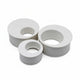PVC Pipe Eccentric Reducing Bushing Fittings Connector Joints ID 50-160mm White