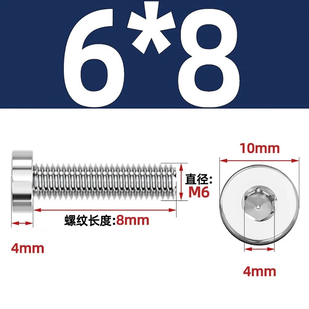 M1.4–M12 Low Head Socket Cap Screws – A2 Stainless Steel, Space‑Saving Design for Tight Clearances