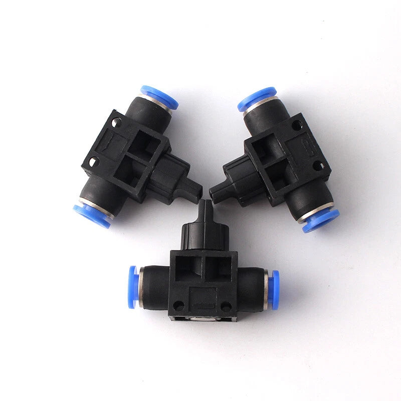 Pneumatic Push-to-Connect Fittings — Nylon Air Hose Tube Connectors, 22 Types