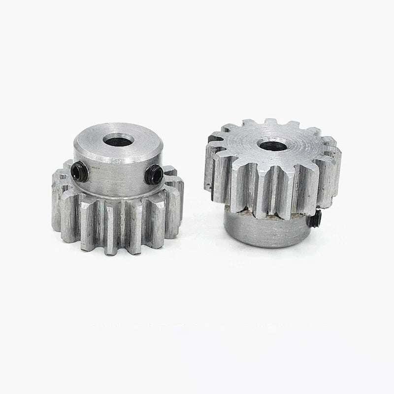 Mod 1.5 Steel 45# Unquenched Spur Pinion Gear 12-50 Teeth Motor Gear 5-25mm Bore