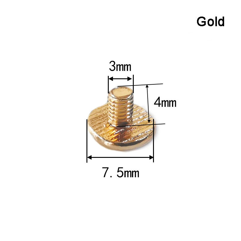 Rivets Base Buckle Iron Screws Leather Craft Grommets DIY Decorative 4/7/9/12mm