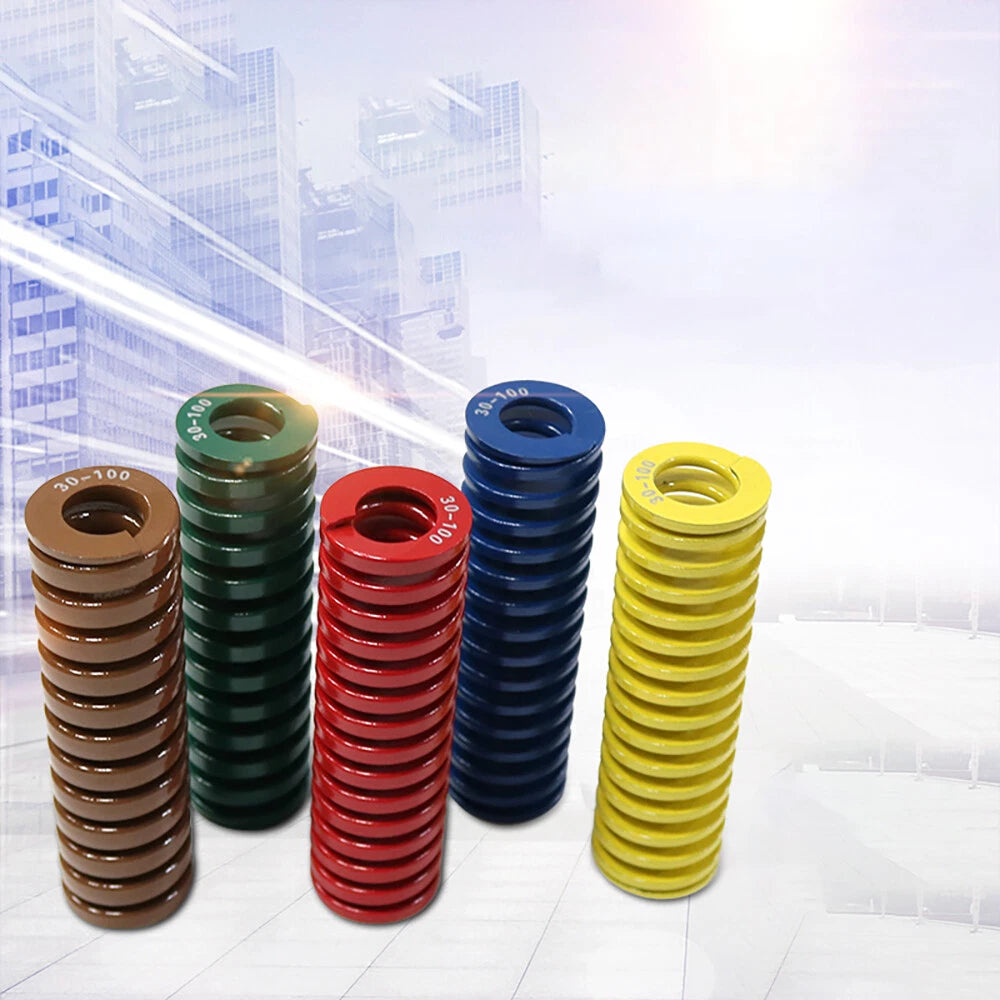 Heavy Load Duty Compression Die Spring ISO - 35-50mm Diameter & Up To 300mm Long