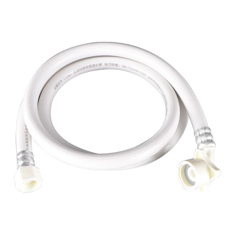 Washing Machine Water Inlet Hose – PVC Extension Pipe with 4-Point Screw Connector (0.6–5 m)