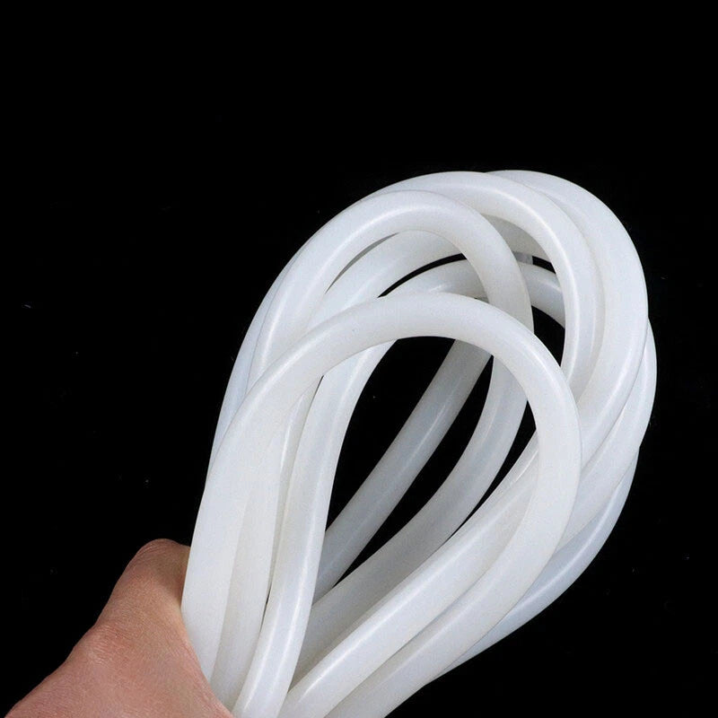 Silicone Vacuum Hose Pipe — White Rubber Tube for Water, Air & Coolant | ID 2mm–38mm
