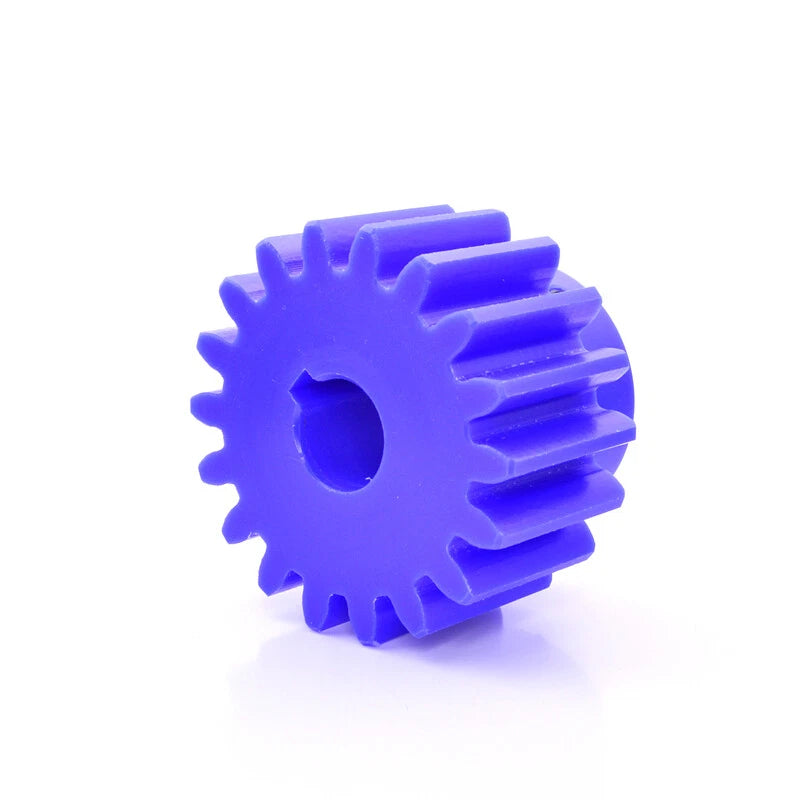 Blue Nylon Spur Gears 1/1.5/2/3Mod Transmission Gear 12-60T With Step Motor Gear