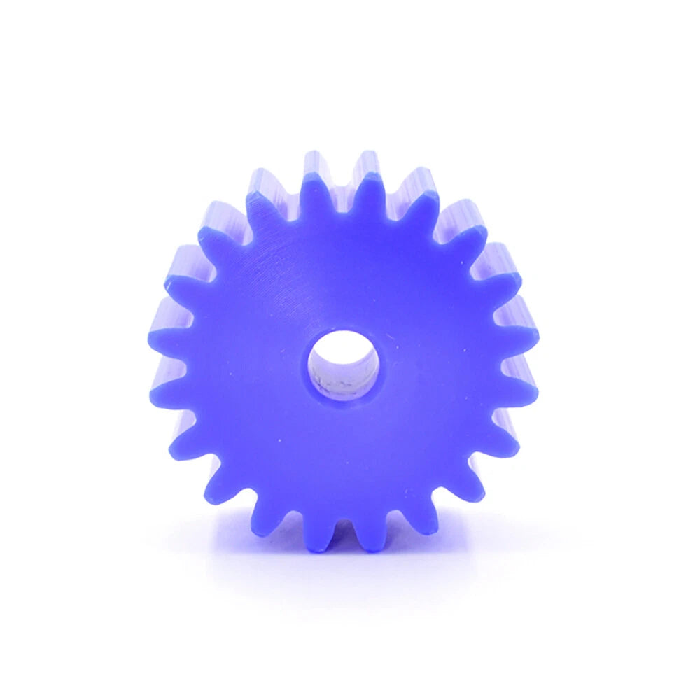 1.5 Modulus Blue Nylon Spur Gear, Flat Gears 12 to 100 Teeth, 6mm/8mm/10mm Bore