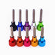 M5*5-100mm High Knurled Thumb Screws, Aluminium Nut + Stainless Steel Thread Rod