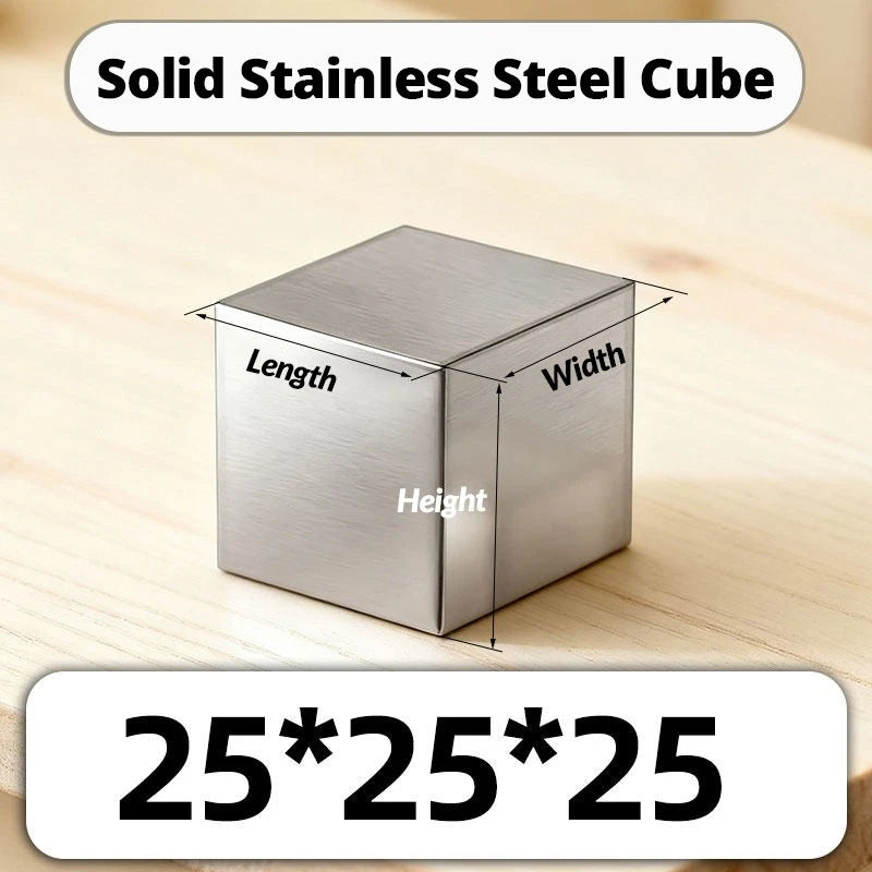 Solid 304 Stainless Steel Block Plate 20mm 25mm 30mm 35mm - 120mm Grade 304 GS