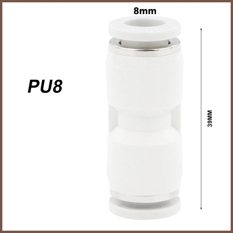 Pneumatic Push Fit Connectors Air Hose Speed Push In Fittings PU PE PY PG PEG
