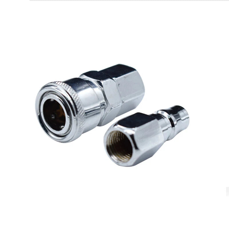 Iron Chrome Plated C-Type Quick Connector Quick Disconnect Air Hose Fitting
