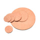 Solid Pure Copper Discs Blanks Round Plate Metal Sheet 10-300mm OD 1mm-6mm Thick