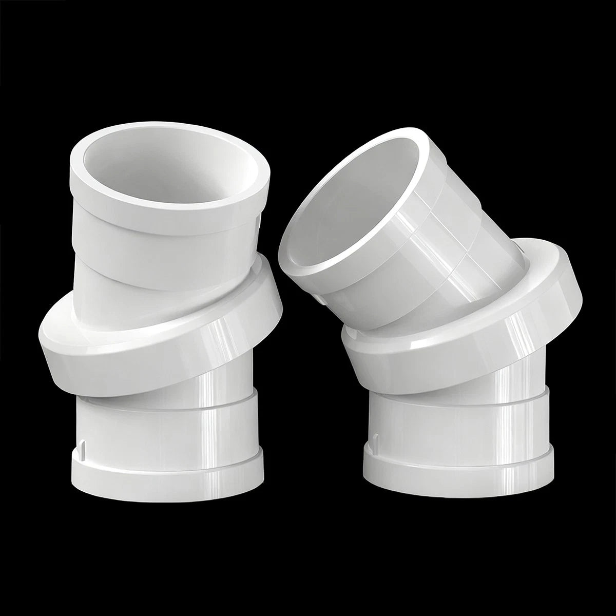 Rotating Elbow Pipe Fitting PVC Fittings Adjustable Connector Universal Joint