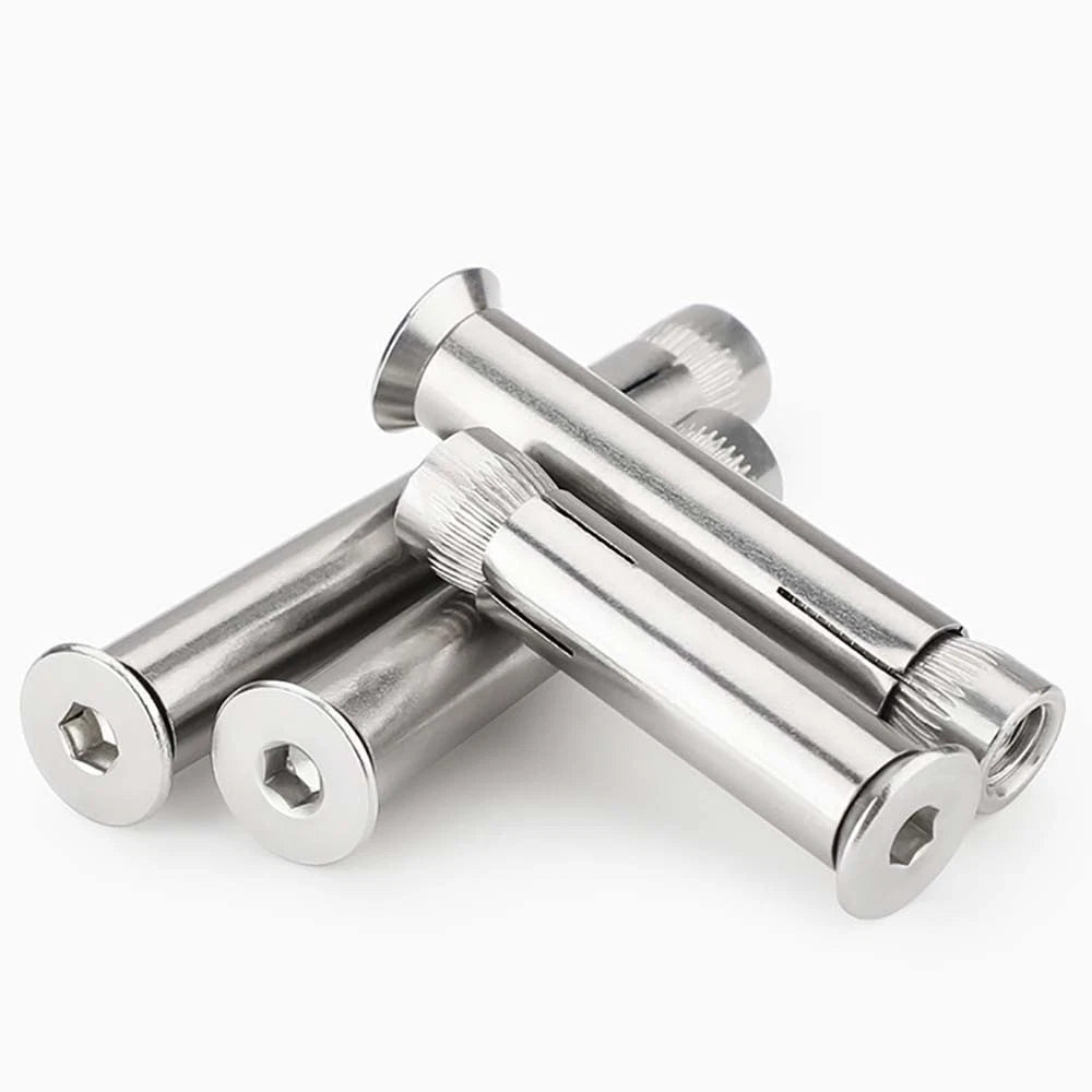 M6–M12 Countersunk Expansion Bolts | 201 Stainless Steel Hex Socket Sleeve Anchors