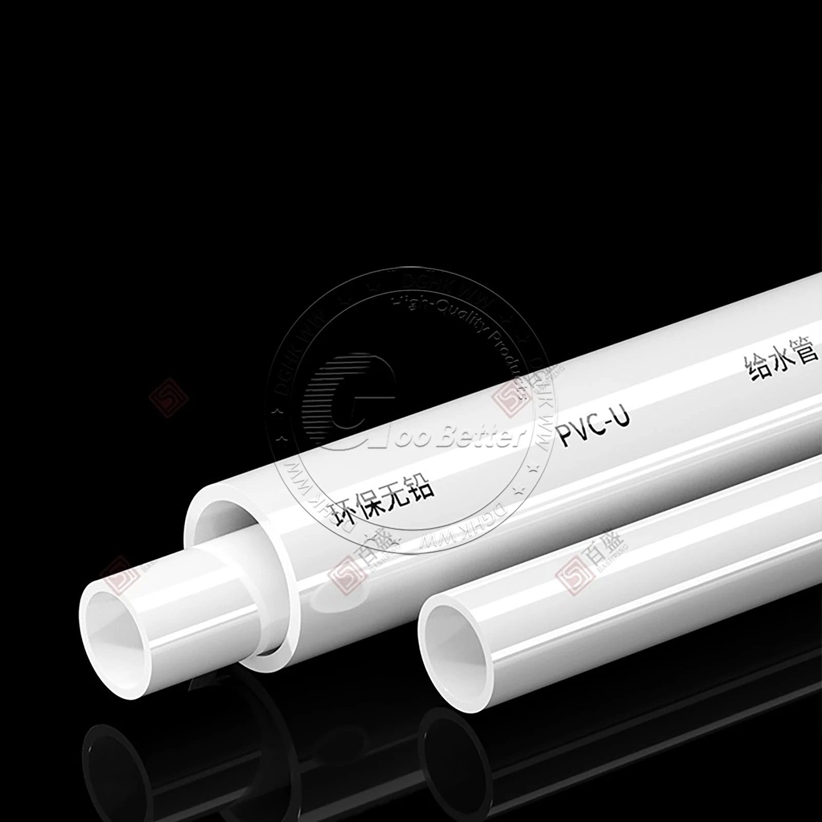 Solvent Weld PVC Overflow Pipe — 16mm to 110mm | White, Grey, Blue | 200mm & 500mm