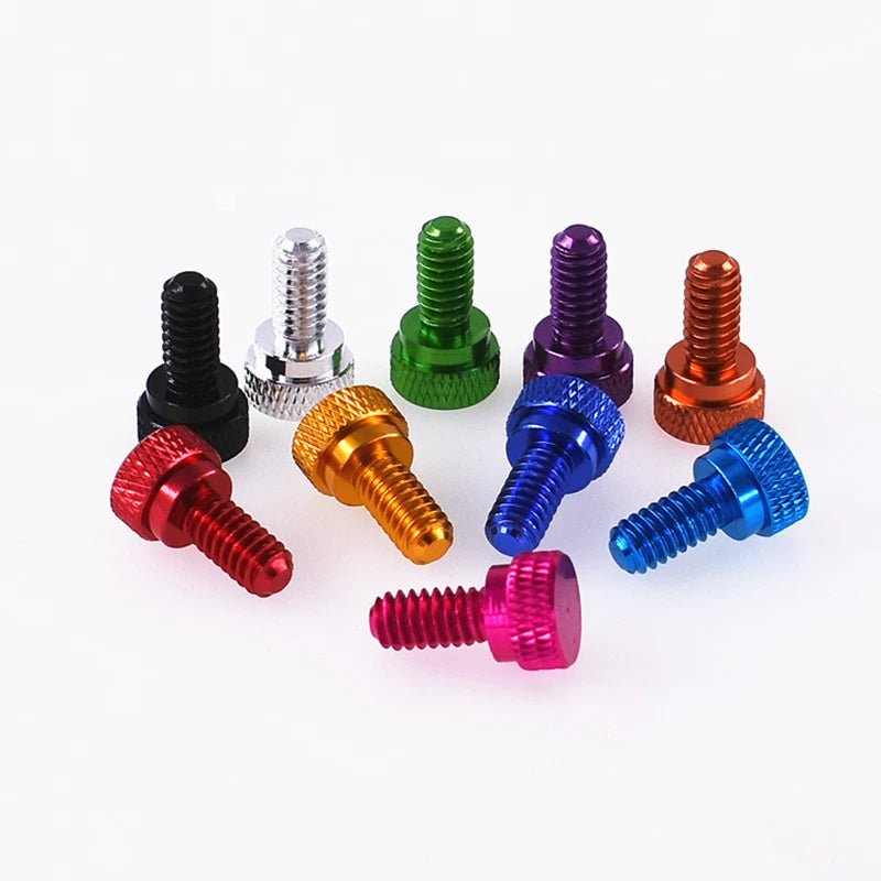 UNC 1/4 - 20 Aluminum Alloy Knurled Thumb Screws – High - Type Hand Grip Knob Bolts - HomeDIYer