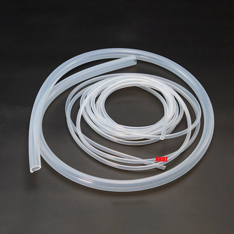 Clear Silicone Tubing Food Grade – Flexible Rubber Hose for Water Pump & DIY Plumbing (OD 10–44mm)