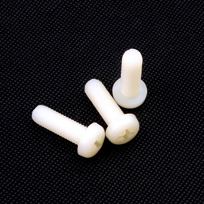 Nylon Phillips Pan Head Machine Screws M2 M2.5 M3 M4 M5 M6 — Plastic Metric Bolts - HomeDIYer