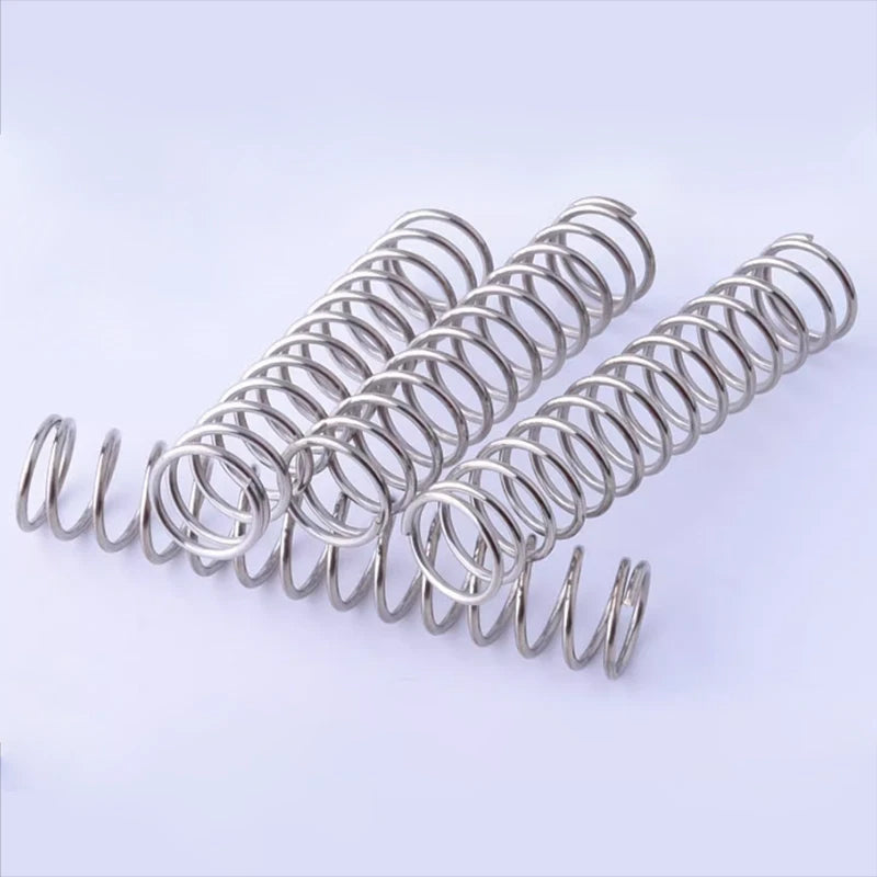 Compression Springs Wire Dia 1mm OD 8mm L 10-305mm 304 Stainless Steel Spring
