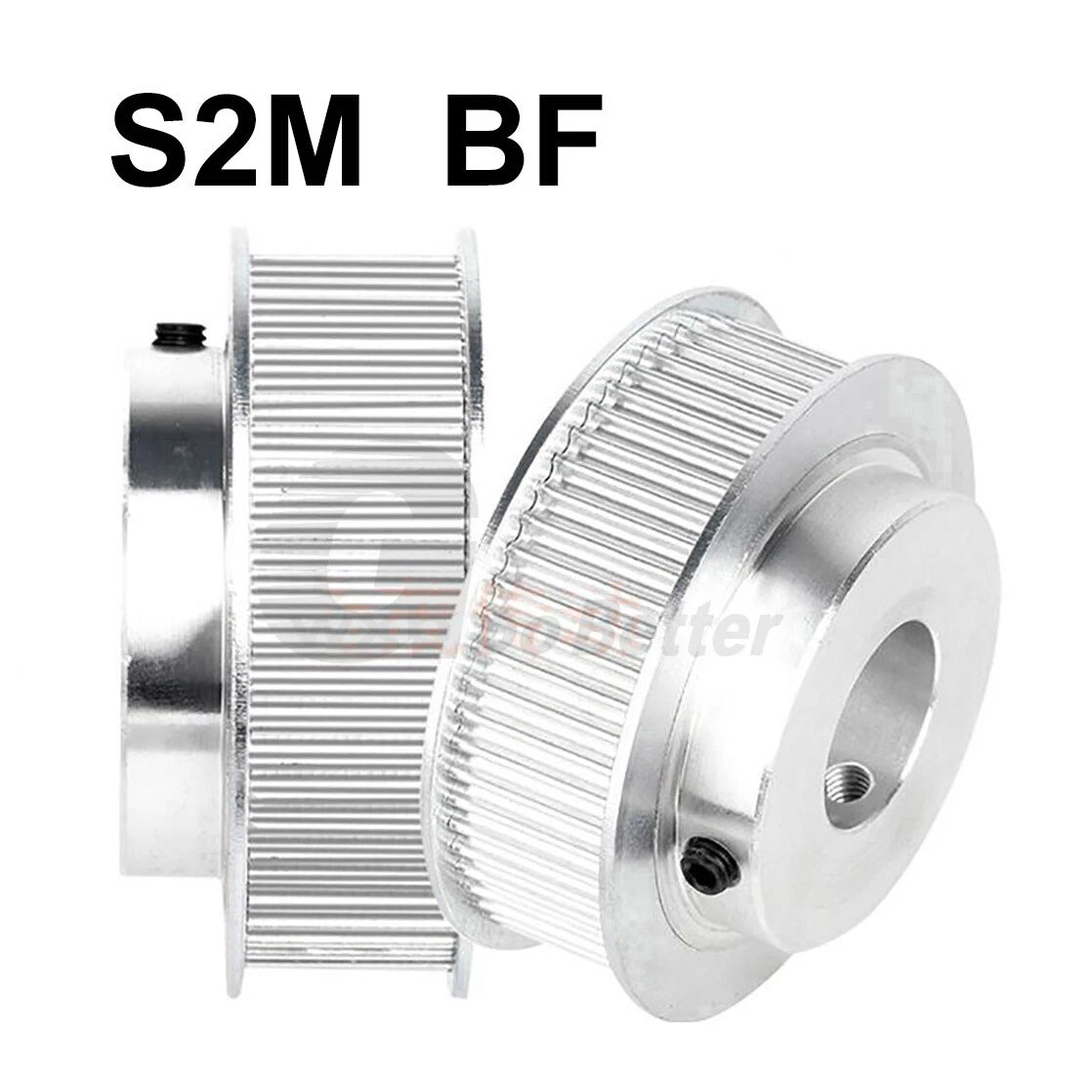 S2M 10mm Timing Belt Smooth Tooth Drive Pulley 70T 72T~80T Bore=5mm~25mm w Step