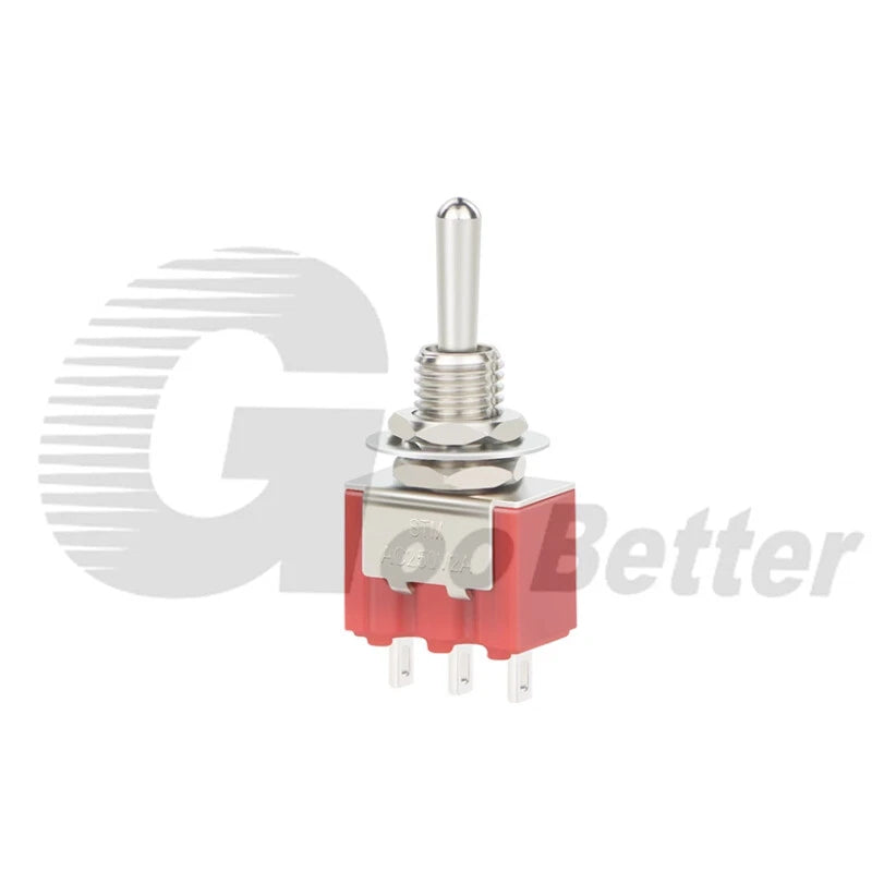 DPDT Mini Toggle Switch – 2 or 3 Position, 6-Pin, 125V/250V | Boat, Car & DIY