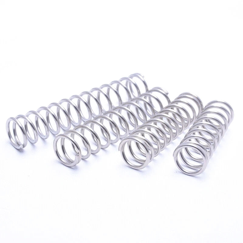 Stainless Compression Spring 0.6mm Wire Diameter Coil Springs-All Lengths & OD