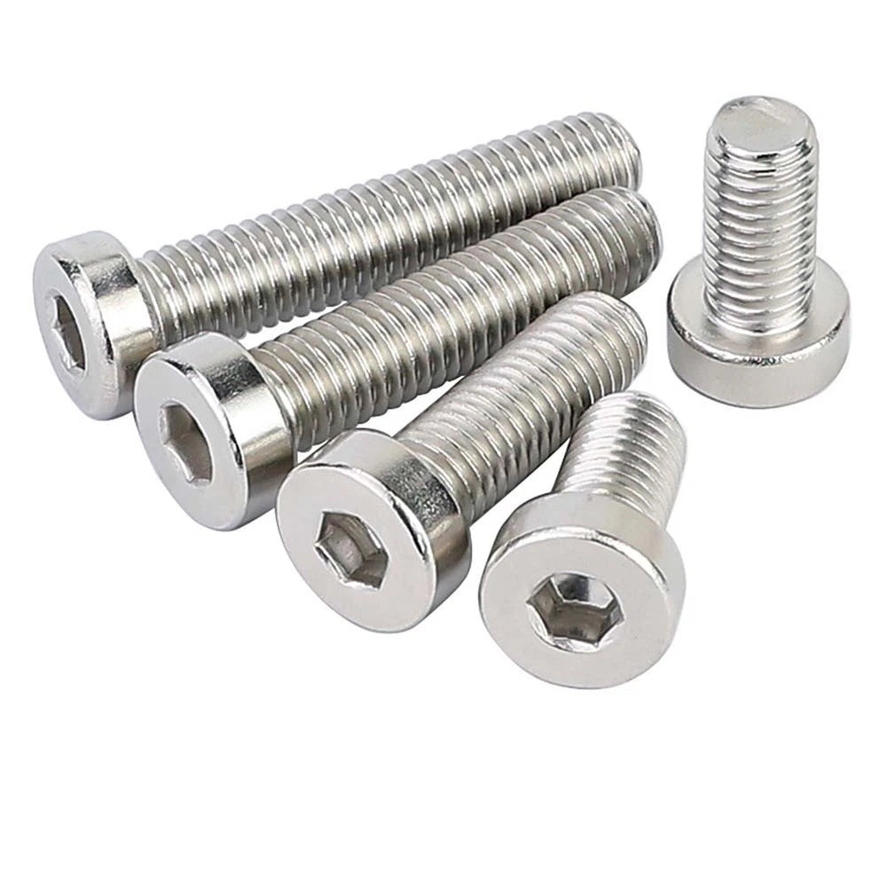M1.4–M12 Low Head Socket Cap Screws – A2 Stainless Steel, Space‑Saving Design for Tight Clearances