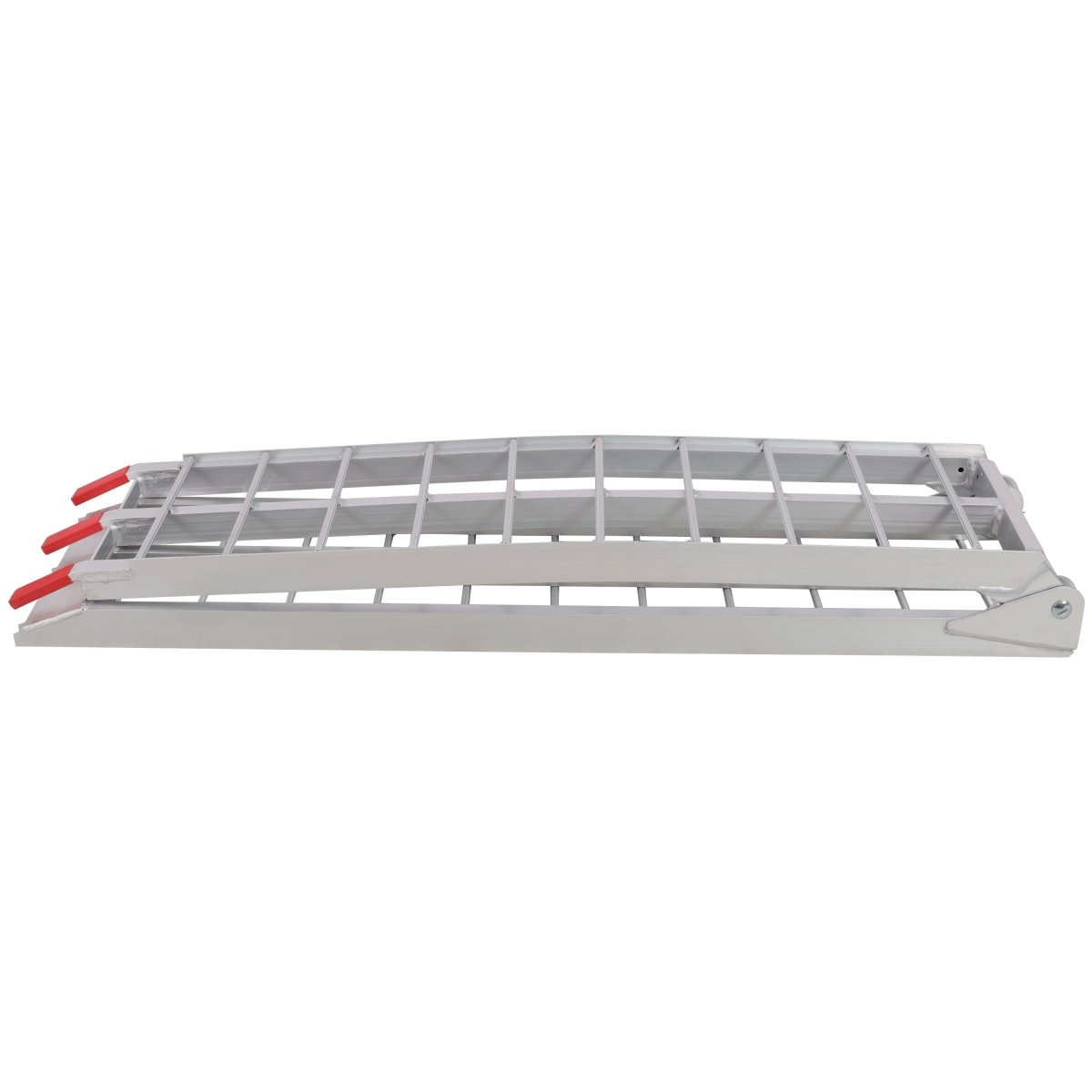 7.5FT Aluminum Loading Ramps, 1500 Lbs Capacity per pair, With safety straps, Motorcycle Ramp, ATV Truck Ramps, Tailgate Ramps, Four Wheeler Ramps for Trucks, Lawn Mower, UTV, 1 PAIR, SILVER Color - HomeDIYer