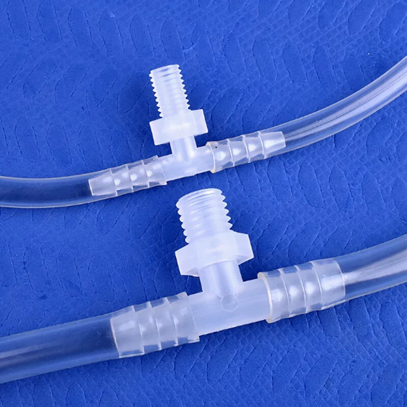 Plastic Male Thread 3-Way Hose Barb Connector — BSP & Metric, Equal Diameter