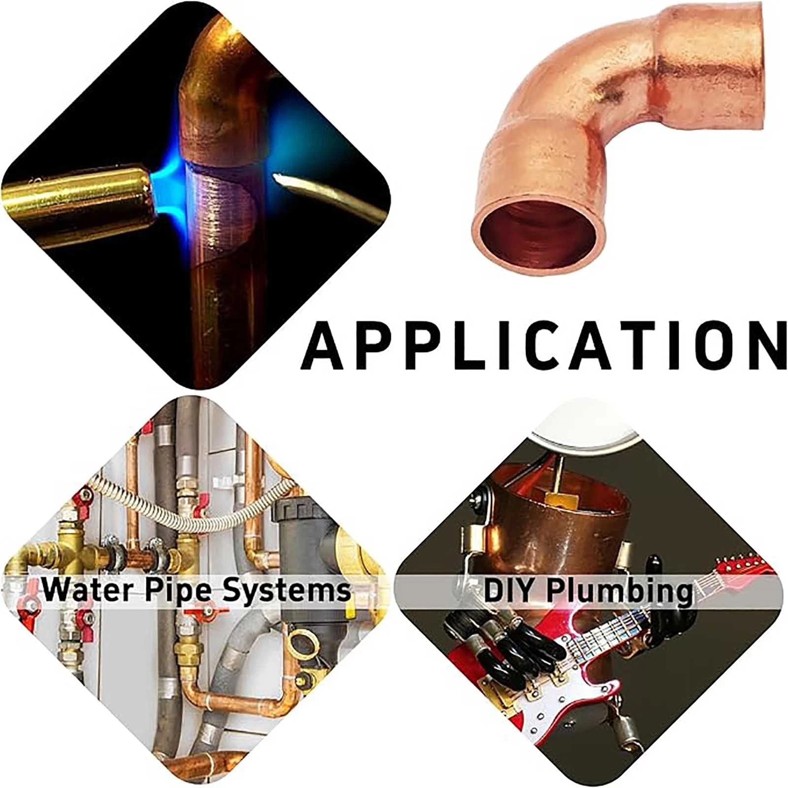 Copper Elbow End Feed Fittings | WRAS Approved | 10mm to 108mm