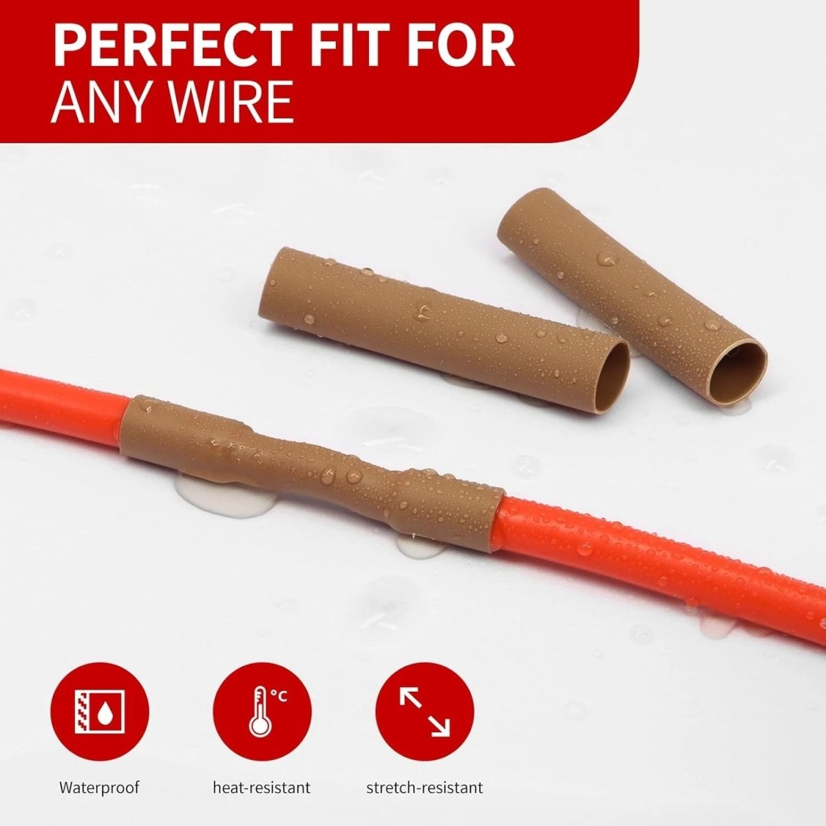 Heat Shrink Tubing φ1mm–50mm | Electrical Wire Sleeving | Multiple Colors - HomeDIYer