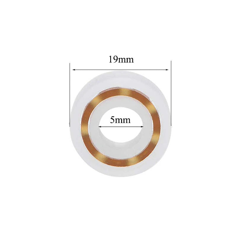 POM Plastic Bearing Double Seal Glass Ball Thin-walled Bearings ID 10/12/17-40mm